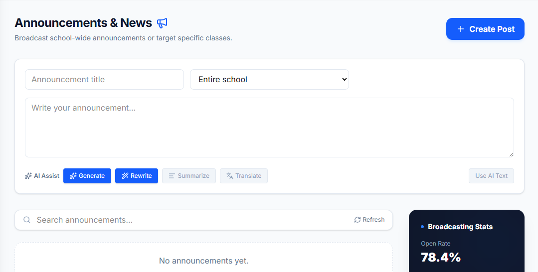 Parent communication